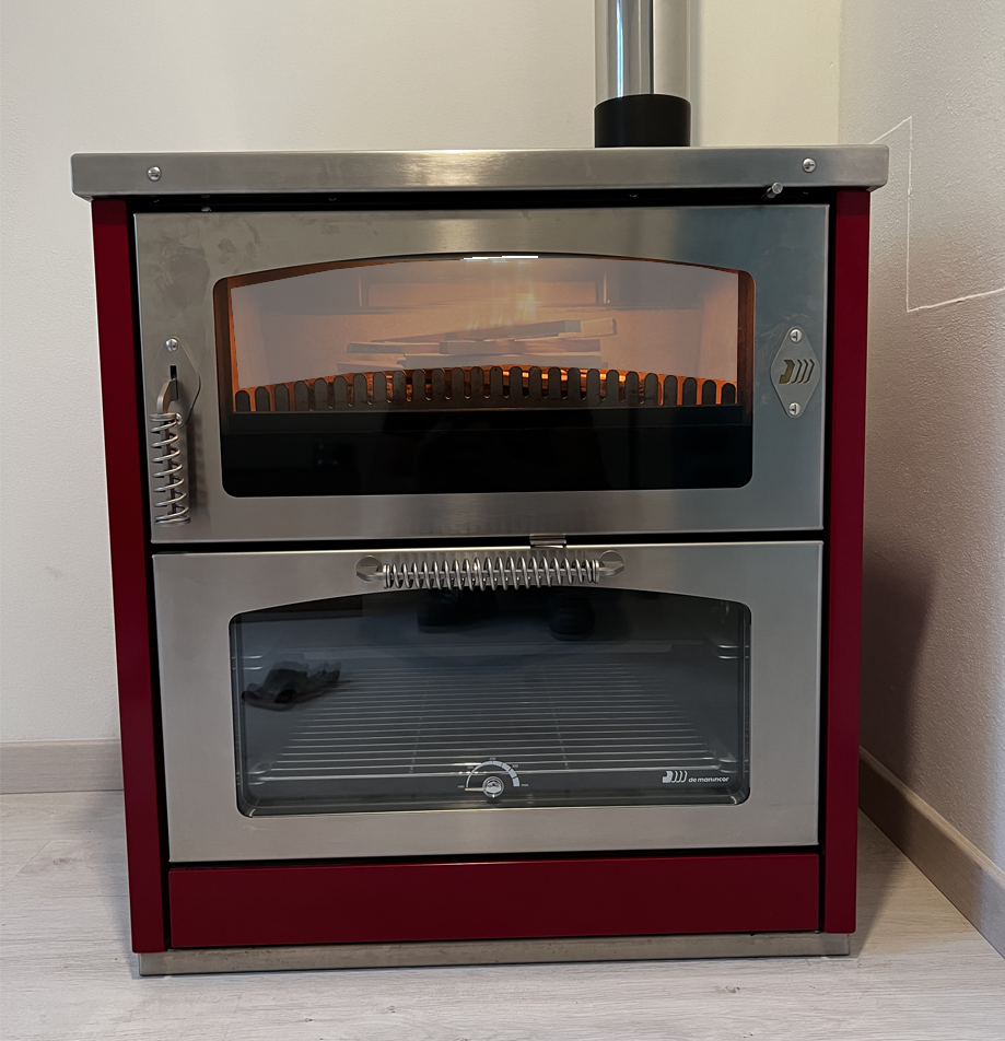 stufa inox installata da FERBOS 2.0